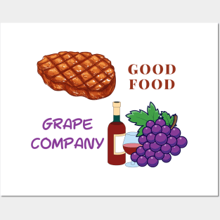 Fruit Pun Grape Company Posters and Art